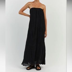 DISSH Nicol strapless dress black